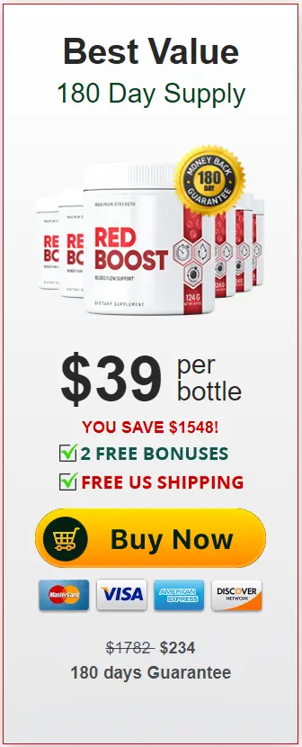 red boost powder 6 bottle price